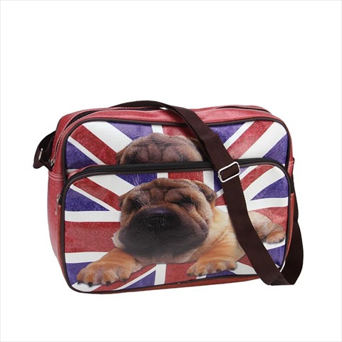 Picture of NorthLight 14.75 in. Decorative Bristish Pug Bag & Purse With Strap