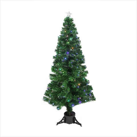 6 ft. Fiber Optic Tree 230 Tips 230 Multi LED Lights