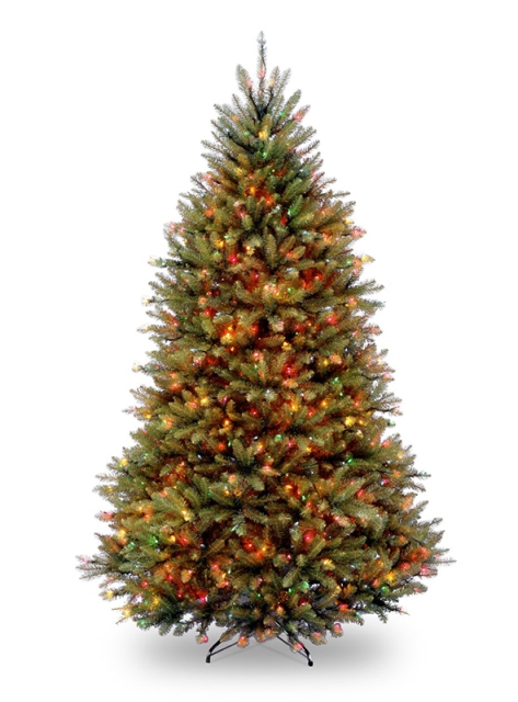 2514 7.5 ft. x 56 in. Northern Pine Tree - Multi Lights