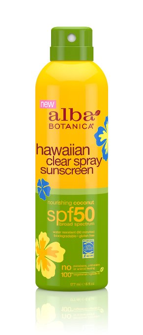 Picture of Alba Botanica Coconut Spray Sunscreen SPF 50- 6 Ounce