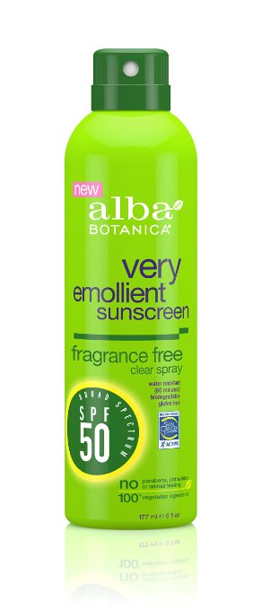 Picture of Alba Botanica Fragrance Free Spray Sunscreen SPF 50&#44; 6 Ounce