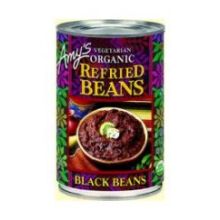 Picture of Amys Organic Refried Black Beans - 15.4 Ounce