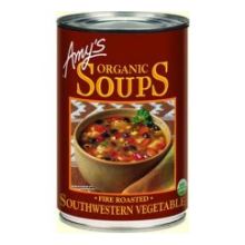 Picture of Amys Organic Fire Roasted Southwestern Vegetable Soup - 14.3 Ounce