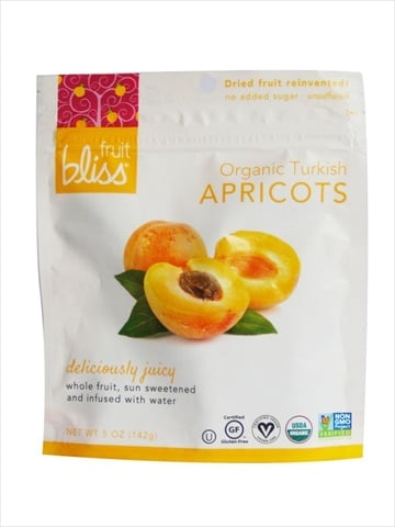 Picture of Fruit Bliss Organic Turkish Apricots- 5 Ounce
