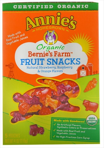 Picture of Annies Homegrown Organic Farm Fruit Snacks - 4 Ounce
