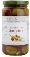 Picture of Jeffs Natural 12 fl oz Spicy Italian Olive Antipasto