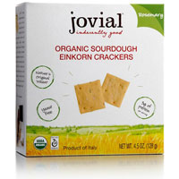 Picture of Jovial 4.5 Ounce Organic Rosemary Sourdough Einkorn Crackers
