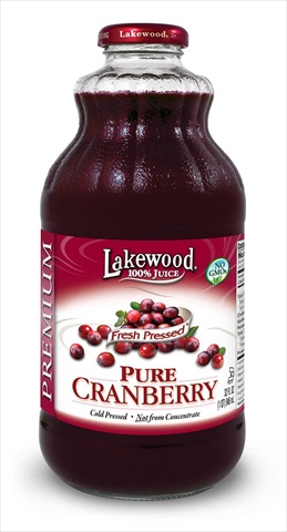Picture of Lakewood 32 Ounce Organic Pure Cranberry Juice