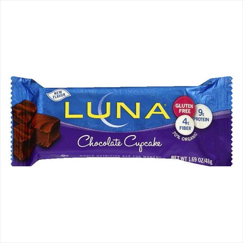 Picture of Luna 1.69 Ounce Gluten Free Chocolate Cupcake Nutrition Bar