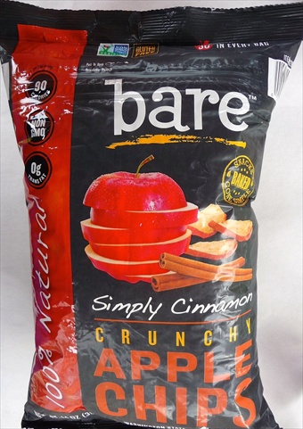 Picture of Bare Fruit 3 Ounce Simply Cinnamon Crunchy Apple Chips
