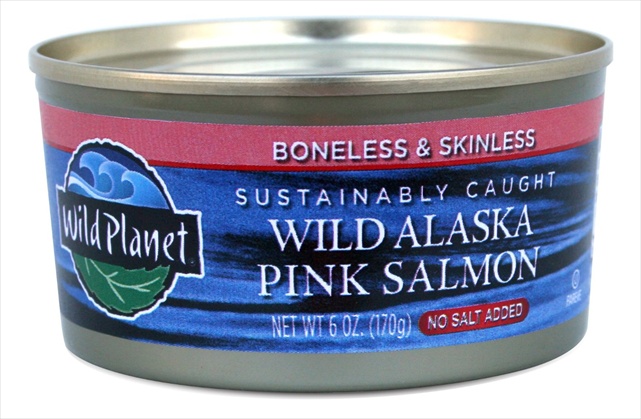 Picture of Wild Planet Alaska Pink Salmon No Salt - 6 Ounce