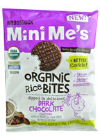 Picture of Woodstock Mini Mes Organic Rice Bites Dark Chocolate - 2.1 Ounce