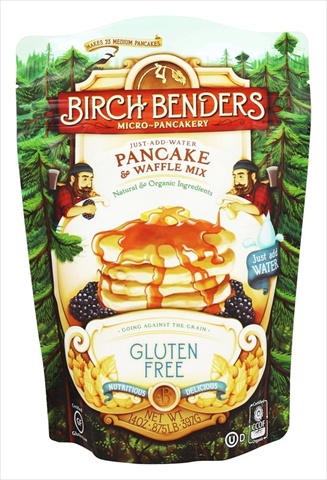 Picture of Birch Benders 14 Ounce Micro-Pancakery Pancake &amp; Waffle Mix Gluten Free Plain