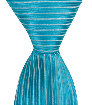 B18 - 6 in. Newborn Zipper Necktie - Blue