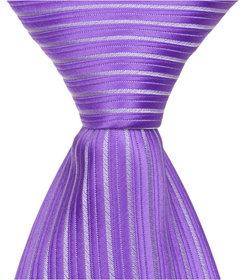 L5 - 6 in. Newborn Zipper Necktie - Purple