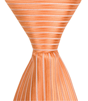 O5 - 6 in. Newborn Zipper Necktie - Orange