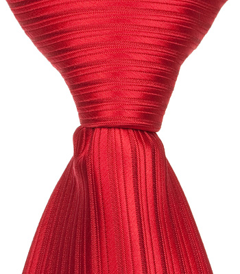 R6 - 6 in. Newborn Zipper Necktie - Red