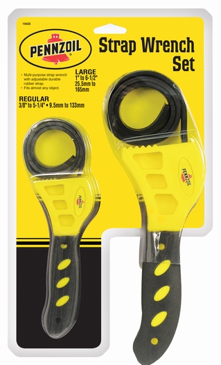 Regular & Large Strap Wrench Set - 2 Pieces
