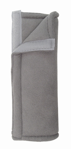 Grey Ultra-Soft Seat Belt Comforter Pad