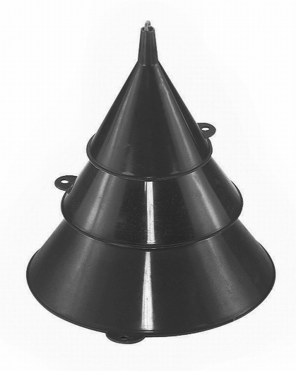 Triple Funnel Set - Assorted Sizes - 0.5 Pint - 1 Pint - 2 Quart - Versatile Use