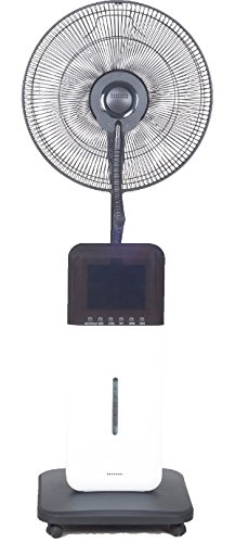 Picture of SUNHEAT CoolZone CZ500 Ultrasonic Dry Misting Fan With Bluetooth Technology&#44; White