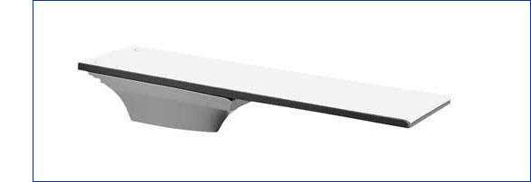 8 ft. Flyte Deck II Stand - Gray Granite