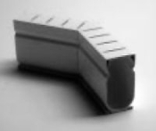 45 Degree Angle-Deck Drain, Gray
