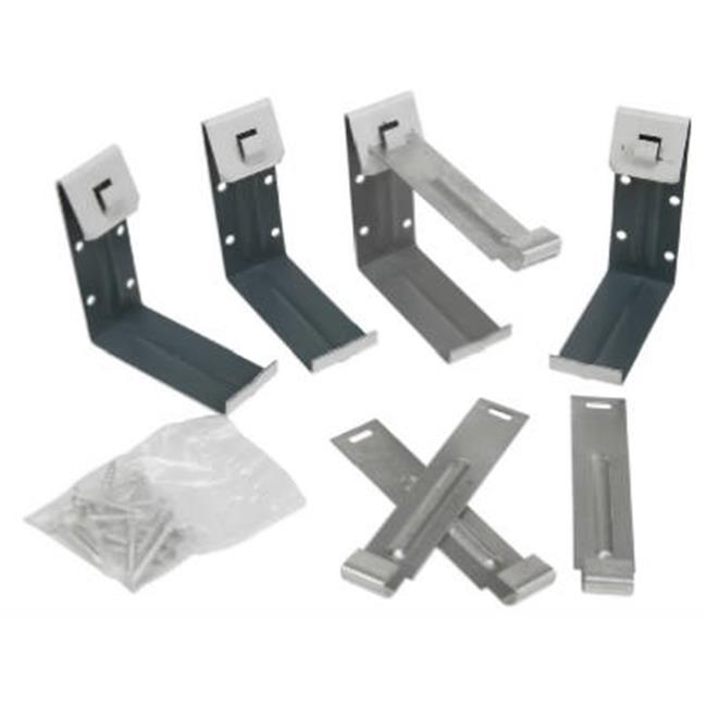 Amerimax Home Products 19020 4 Pack Gutter Fascia Bracket With Nails- White G...