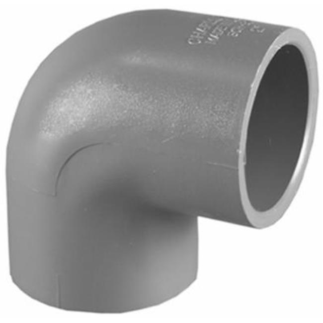 Charlotte Pipe PVC 08300 1800HA 1.50 in. PVC Schedule 80 90 & degree. Elbow- ...