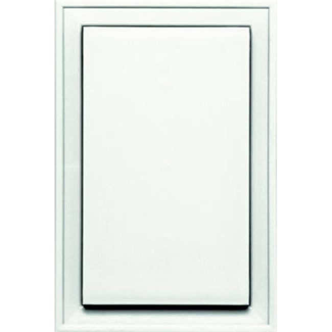 Builders Edge 130120001123 White Jumbo Mounting Block