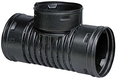 Picture of Advanced Drainage 0626AA 6 in. Corrugated Snap Tee