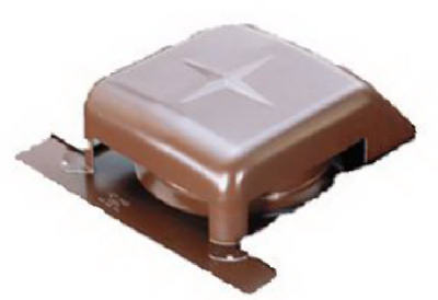 Picture of Air Vent RVG40080 8 in. Slant Galvanized Roof Vent - Brown