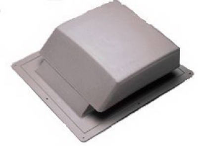 Picture of Air Vent 90123 Slant Plastic Roof Mounted Vent - Gray