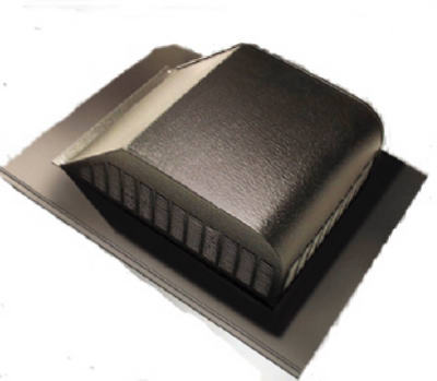 Picture of Air Vent 85282 Slant Aluminum Roof Mounted Vent - Black