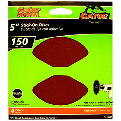 3002 Gator 5 in. 60 Grit Aluminum Oxide Sanding Disc