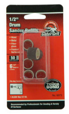 6073 .5 x .5 in. Coarse Resin Cloth Abrasive Sleeve