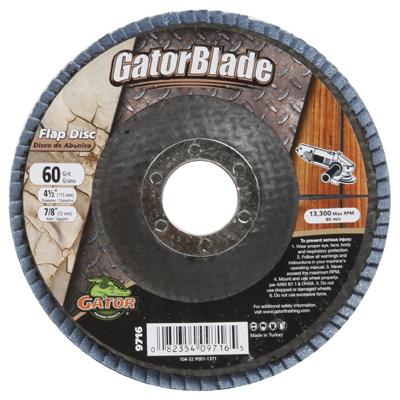 Picture of Ali Industries 9716-1 4.5 in. 60 Grit Flap Disc
