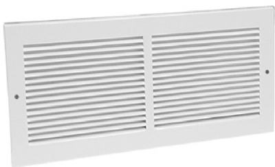 Picture of American Metal Products 372W12X6 White Return Air Grille- 12 x 6 in