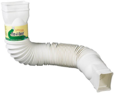 Picture of Amerimax Home Products 85010 Downspout Extension&#44; Flexible White Poly