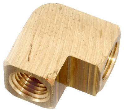 756100-06 Low Lead Brass 90° Elbow - Brass - 0.38 in. - Single Unit - Durable Design