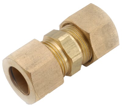 Anderson Metals 710062-08 .5 in. Compression x .5 in. Compression Union