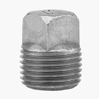 8700159109 .13 in. Malleable Iron Pipe Fitting Black Plug