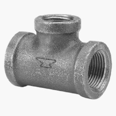 3/4 in. FPT X 3/4 in. D FPT 1/2 in. D FPT Black Malleable Iron Reducing Tee