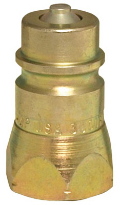 39041060 .50 in. ISO Male Poppet Tip, Hydraulic Adapter