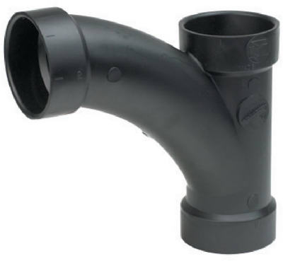 Mueller Industries 02864H Long Turn Tee Wye - Black