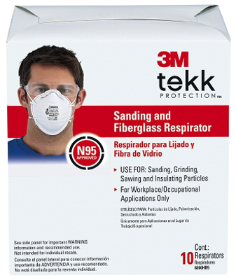 Picture of 3M 8200HB5-A Sanding & Fiberglass Respirator - 10 Pack