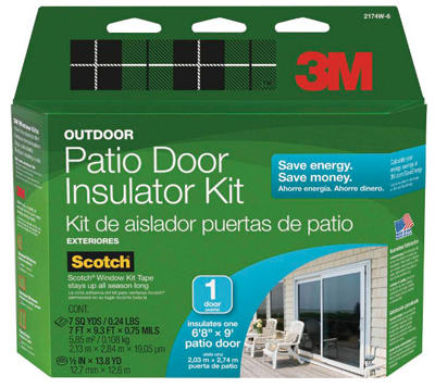 Picture of 3M 2174W-6 Outdoor Patio Door Insulator Kit