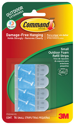 Picture of 3M 17022AW-ES Small Outdoor Foam Refill Strips -  Pack of 4