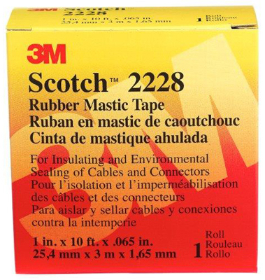Picture of 3M 2228 1 in x 10 ft. Rubber Mastic Tape