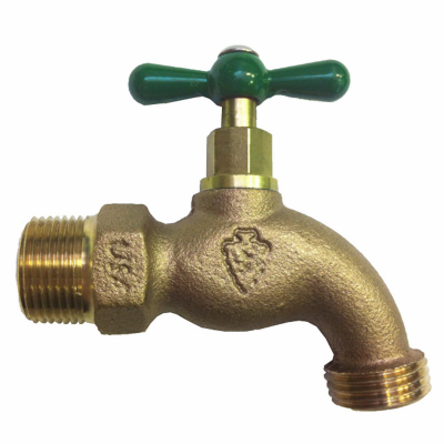Arrowhead 3/4 in. MIP X 3/4 in. MHT Brass Hose Bibb